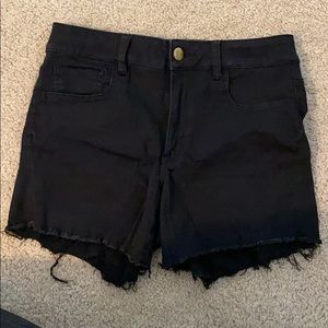 AE black stretchy Jean shorts